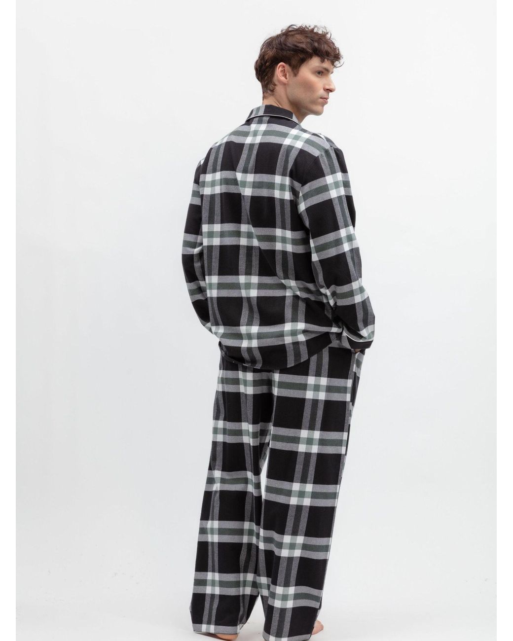 Cyberjammies Green Check Pyjamas Set for men