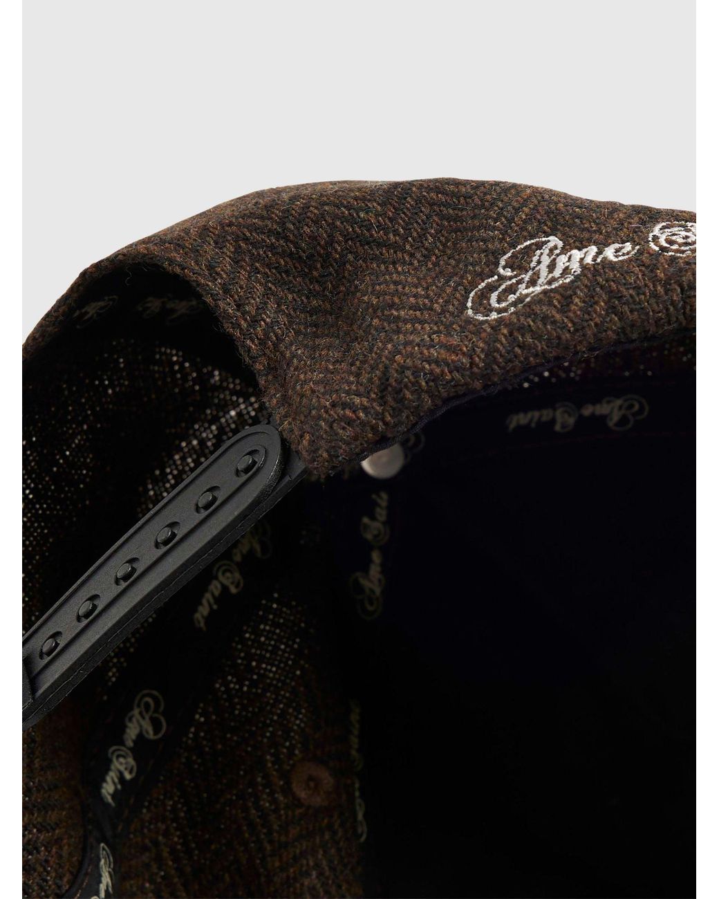 River Island Green Herringbone Cap for men