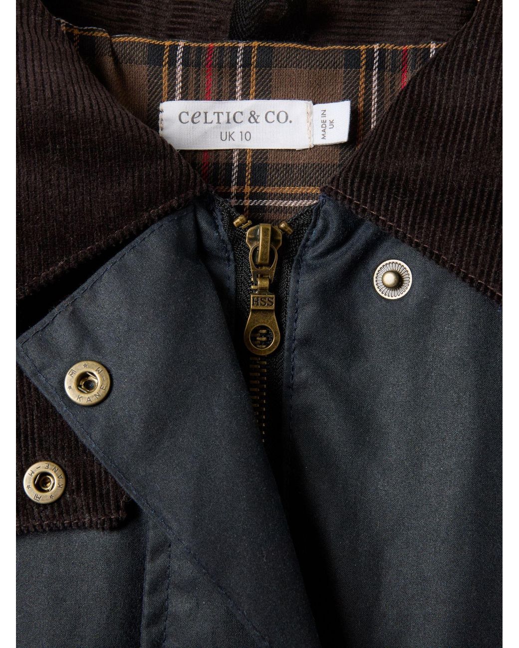Celtic & Co. Blue Classic Waxed Jacket