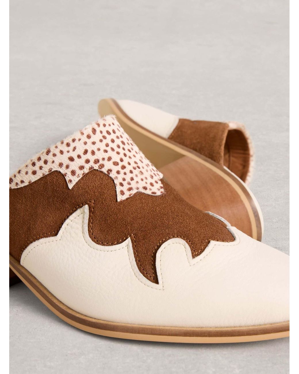 White Stuff Natural Western Mules