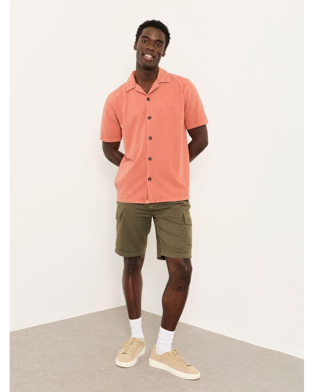 FatFace Fatface Short Sleeve Textured Shirt for men