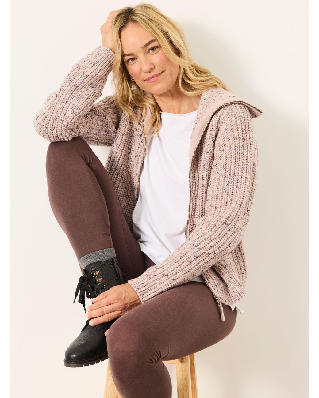 FatFace Natural Meribel High Rise Leggings