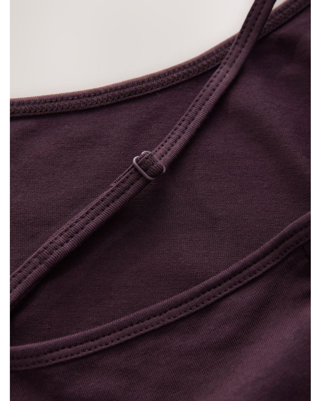 Next Purple Plum Thin Strap Vests 3 Pack
