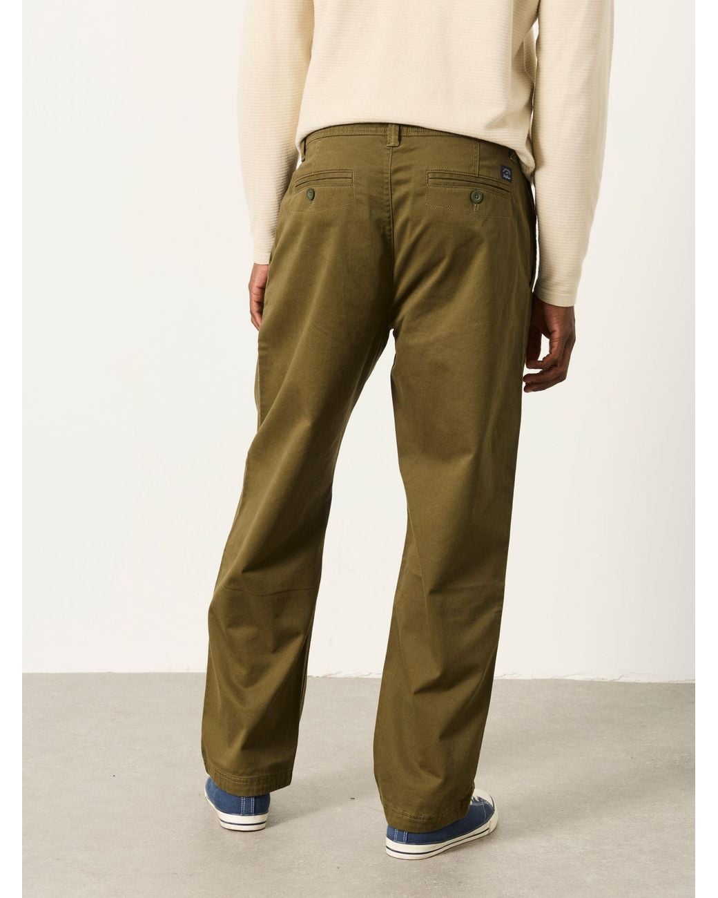 FatFace Green Carbis Relaxed Fit Chinos for men