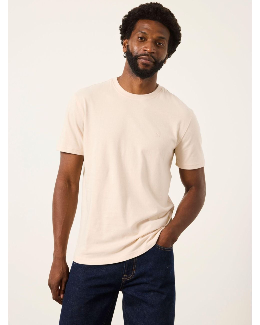 FatFace Gray Fatface 3 Pack Khaki Short Sleeve T-Shirt for men