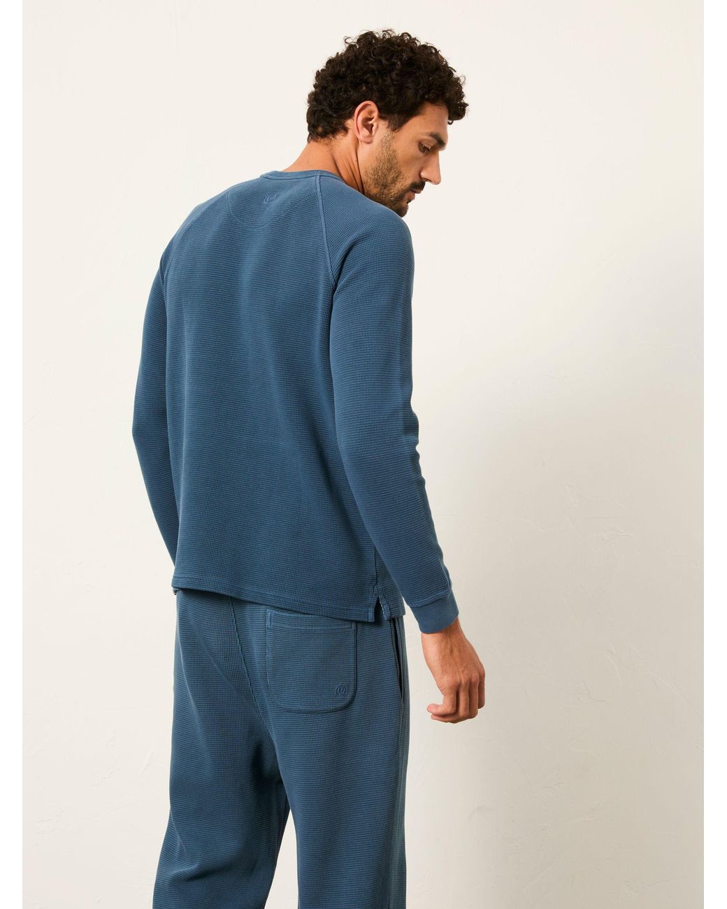 FatFace Blue Wye Crew Neck Sweat for men