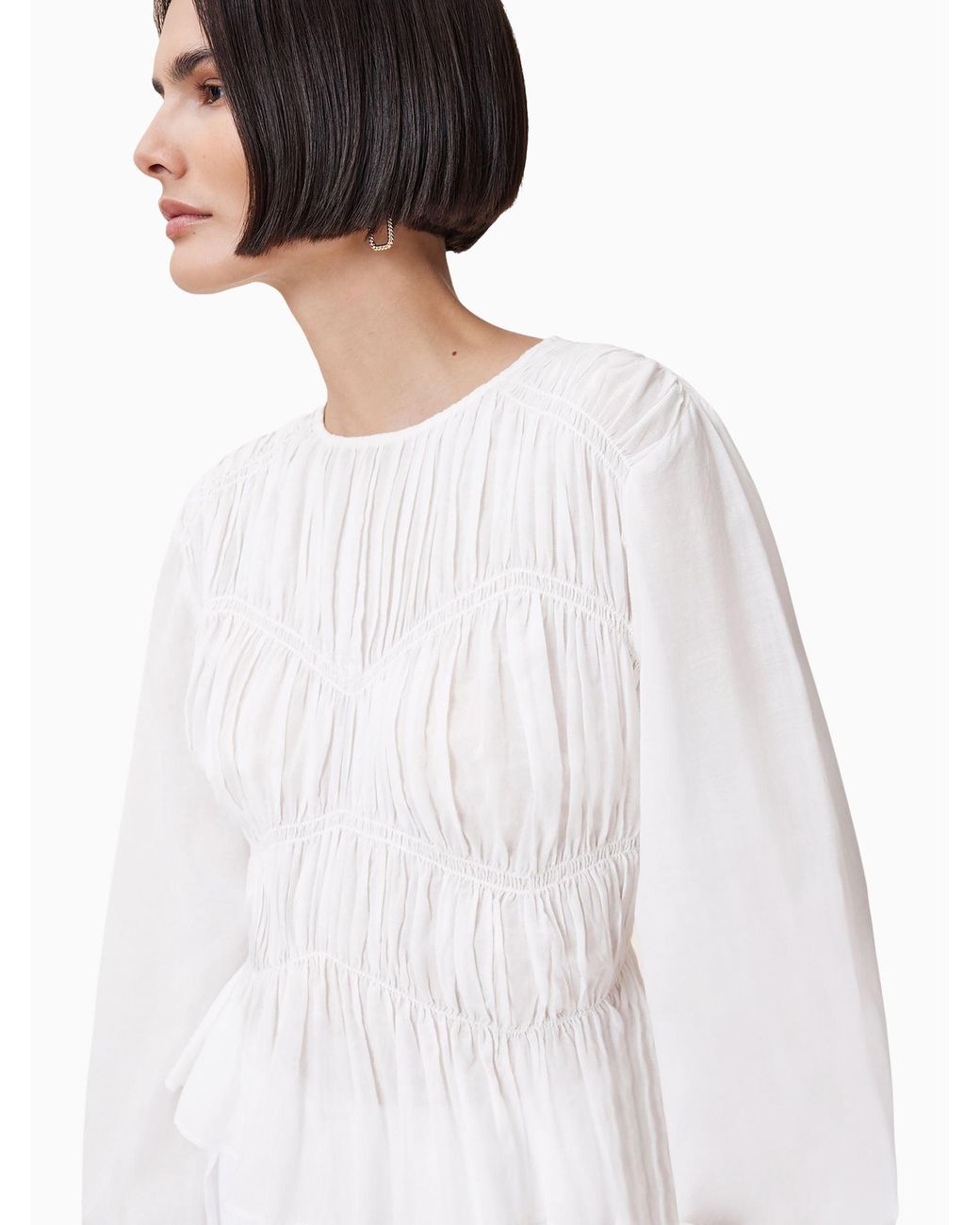 AllSaints White Allsaints Melani Top