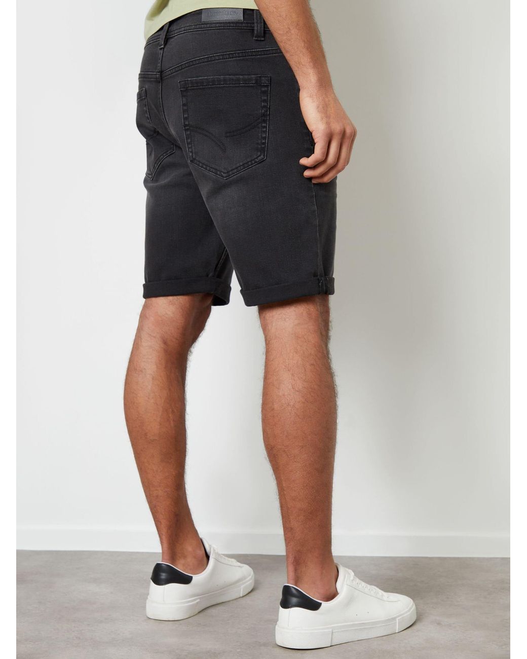 Threadbare Blue Denim Shorts for men