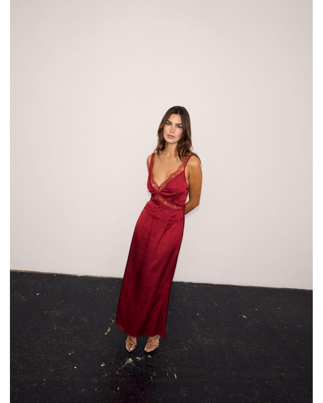 sachin and babi light blue dress Long, chic and glamorous red evening dress | The Little Dress main image 1