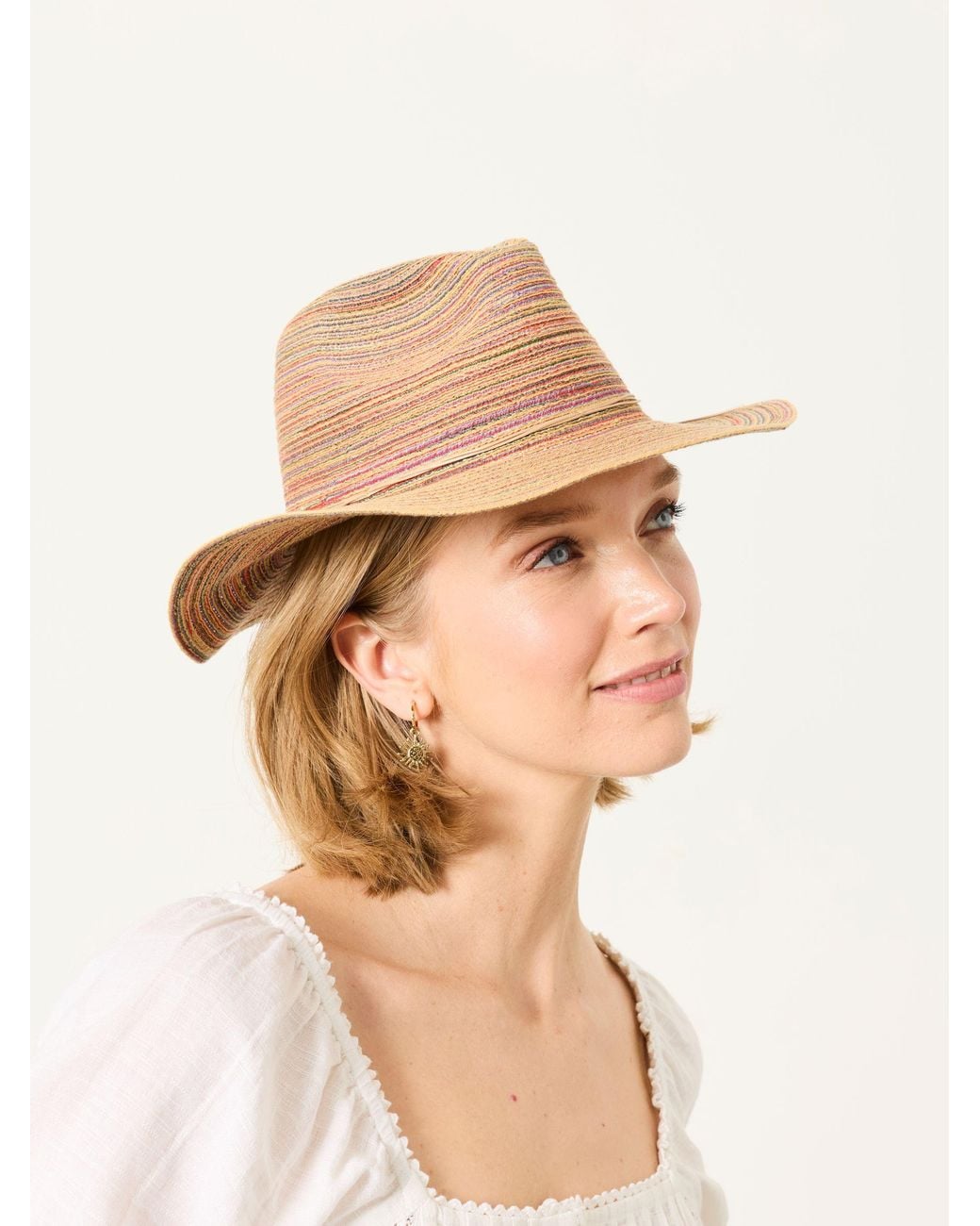 FatFace Natural Fedora Hat