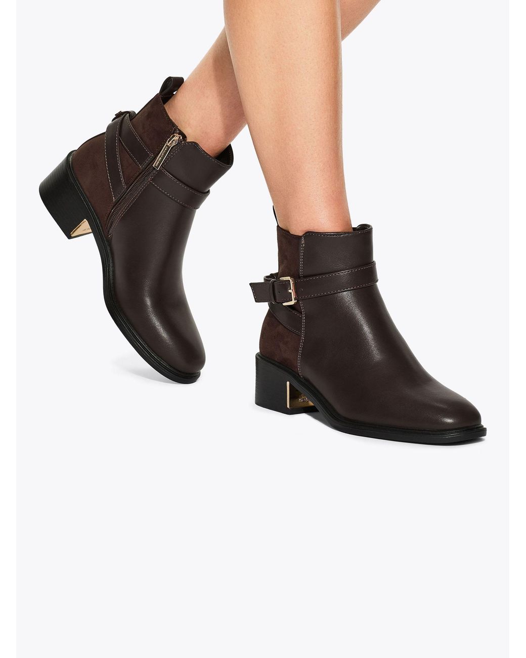 KG by Kurt Geiger Brown Helen Boots