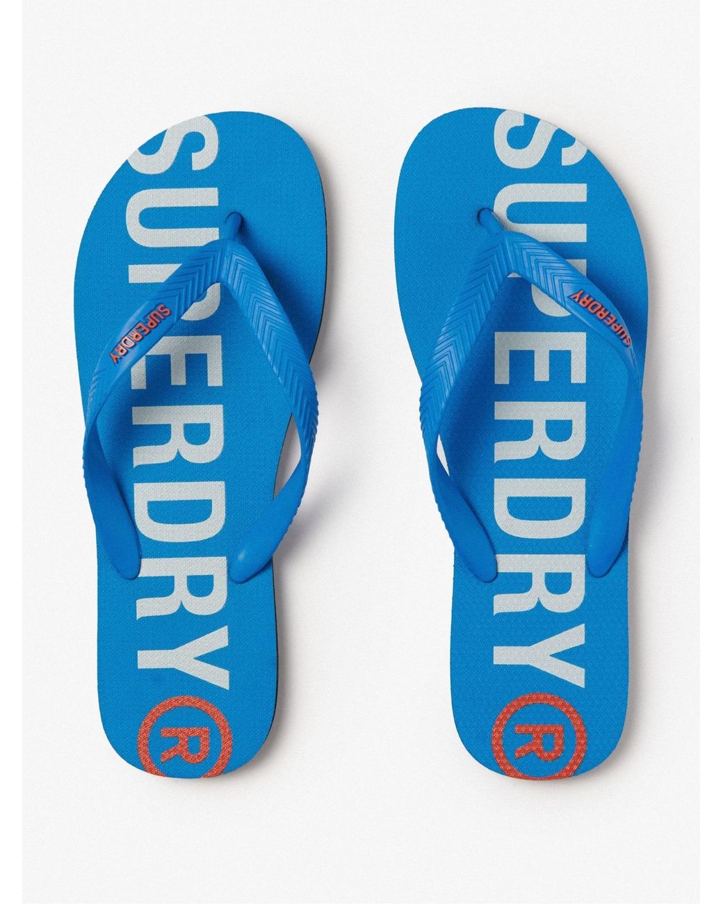 Superdry Blue Core Essential Flip Flops for men