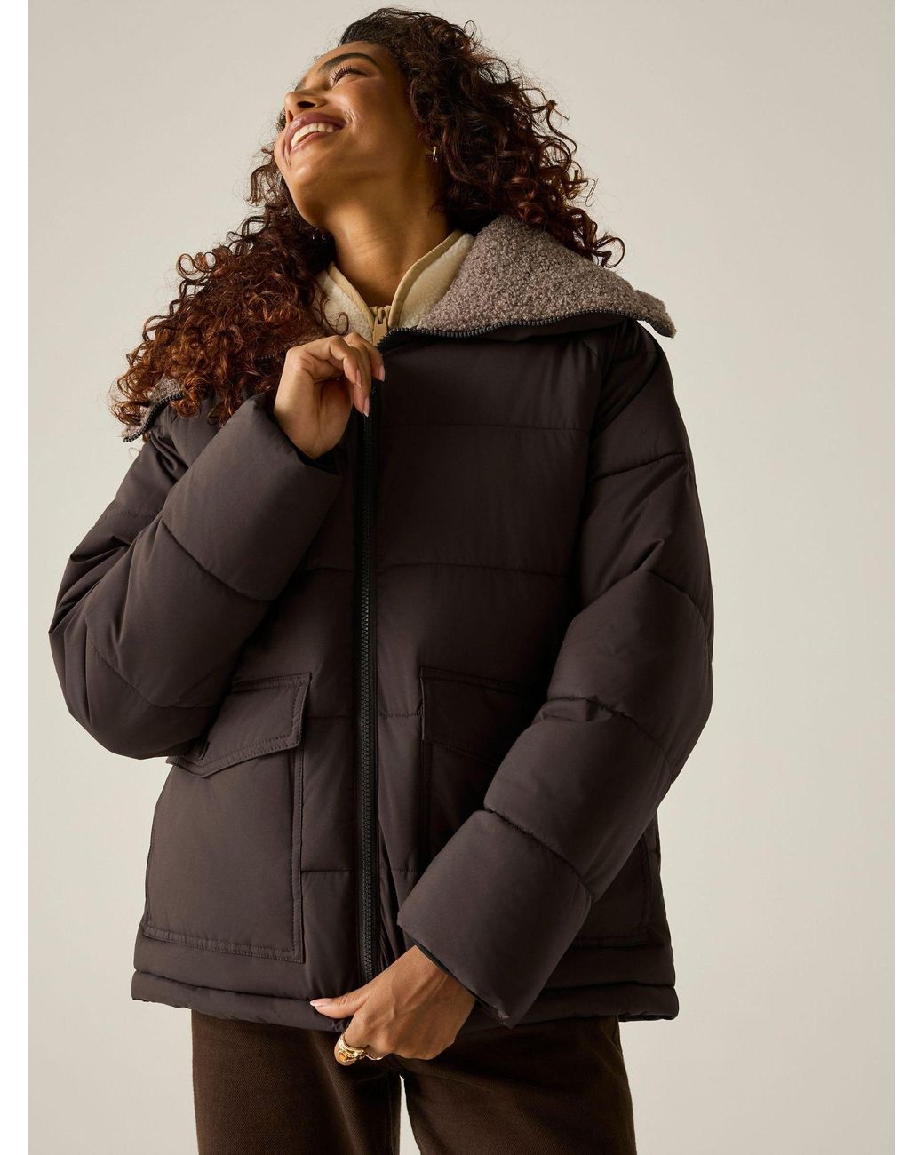 Regatta Brown Kayana Baffled Jacket