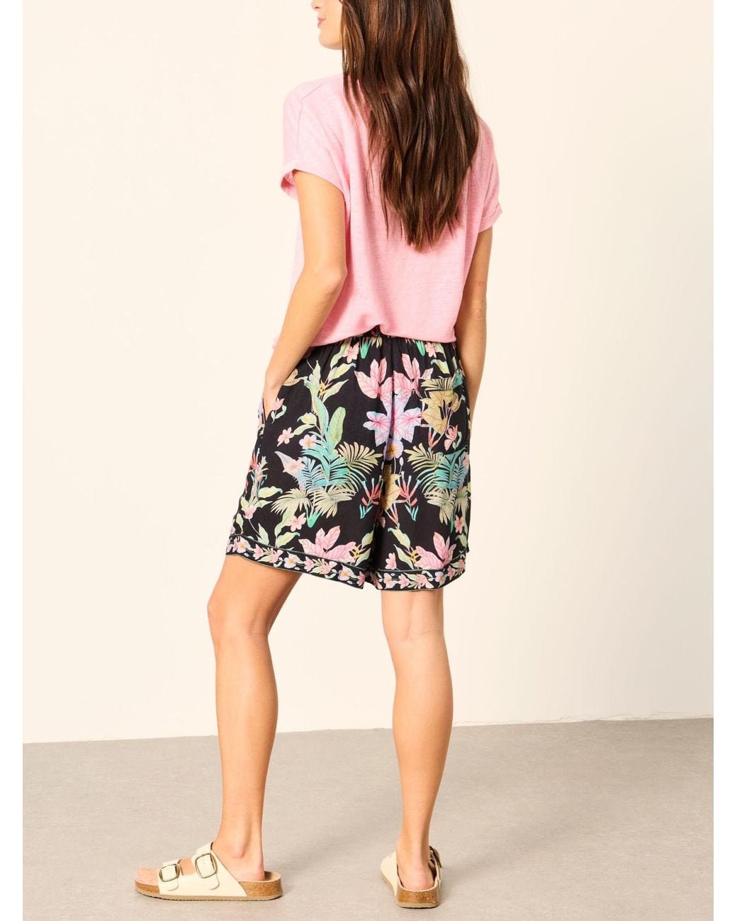 FatFace Multicolor Anna Tropical Longline Shorts