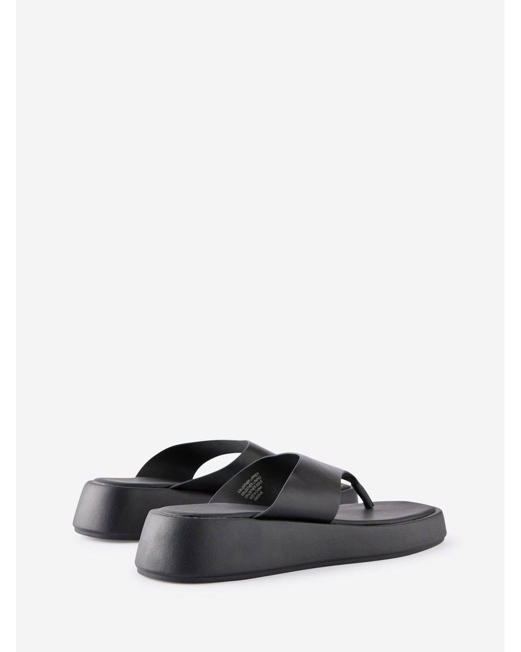 Cotton On Black Bowie Flatform Sandals