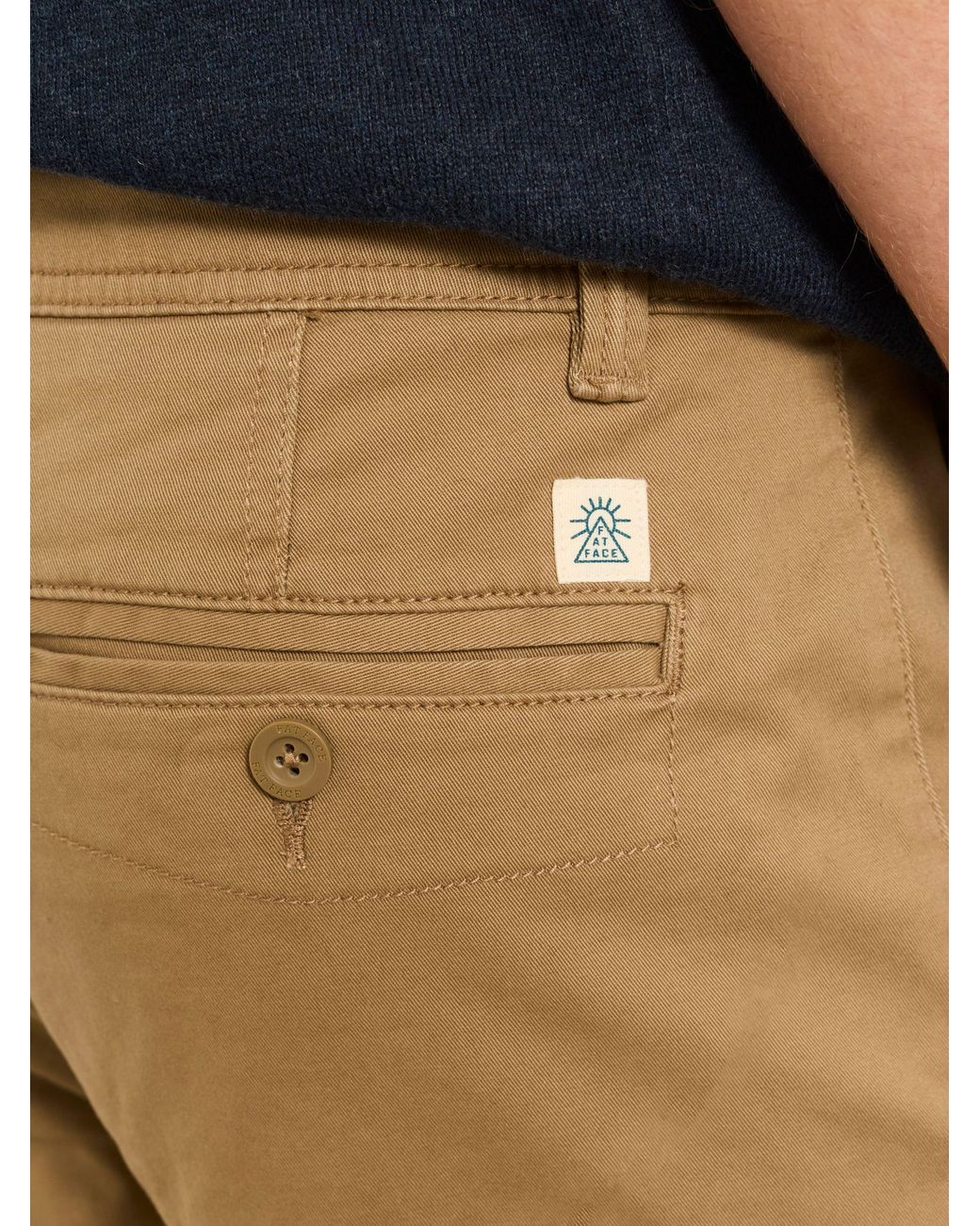 FatFace Natural Carbis Straight Fit Chinos for men