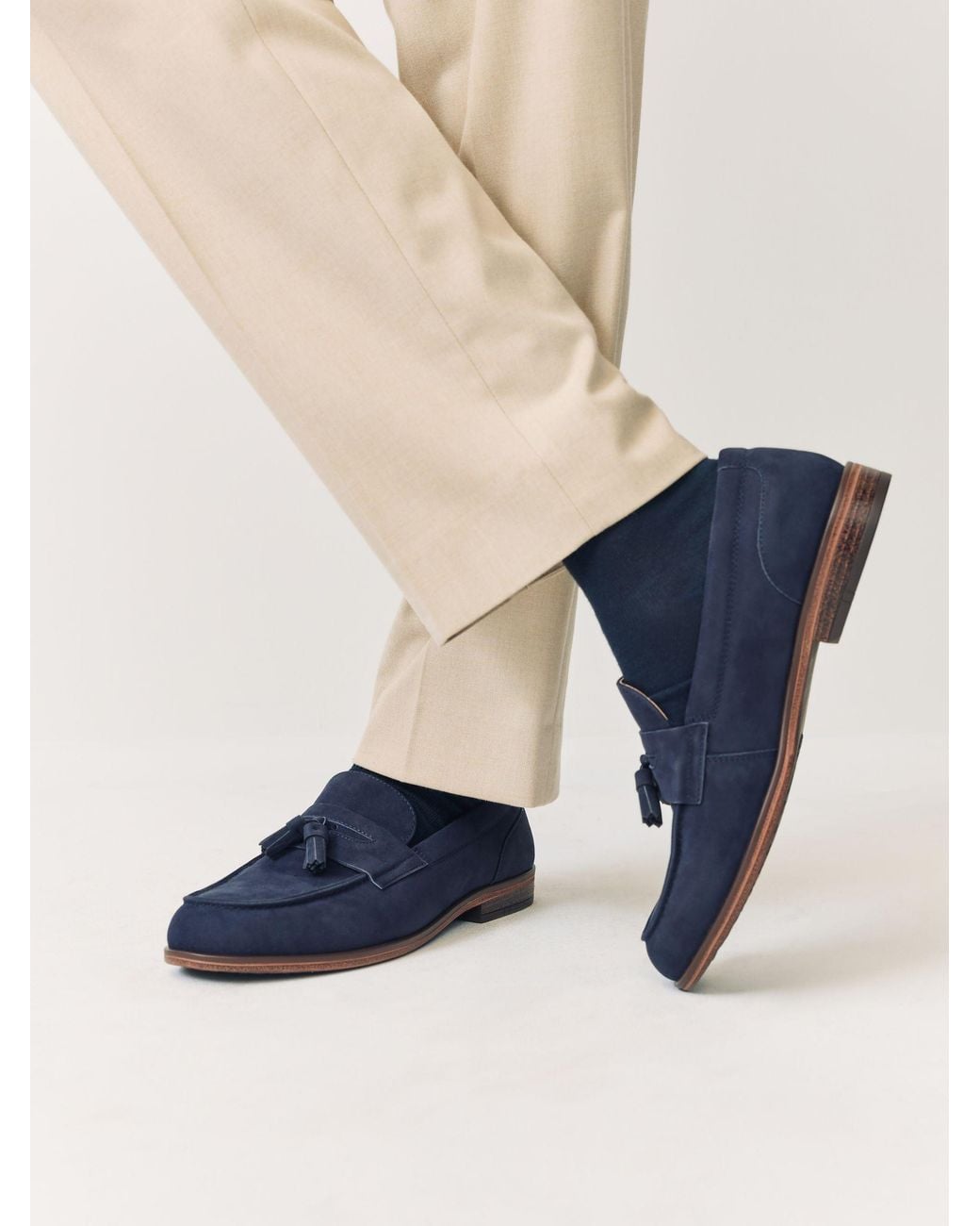 Next Tassel Loafers in Blue für Herren