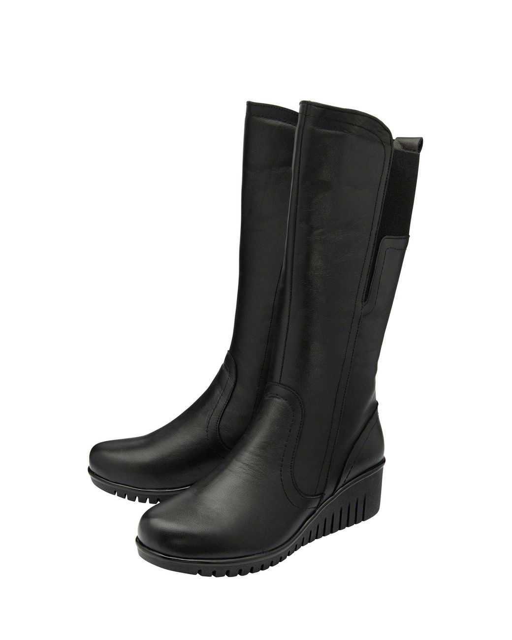 Lotus Black Boots