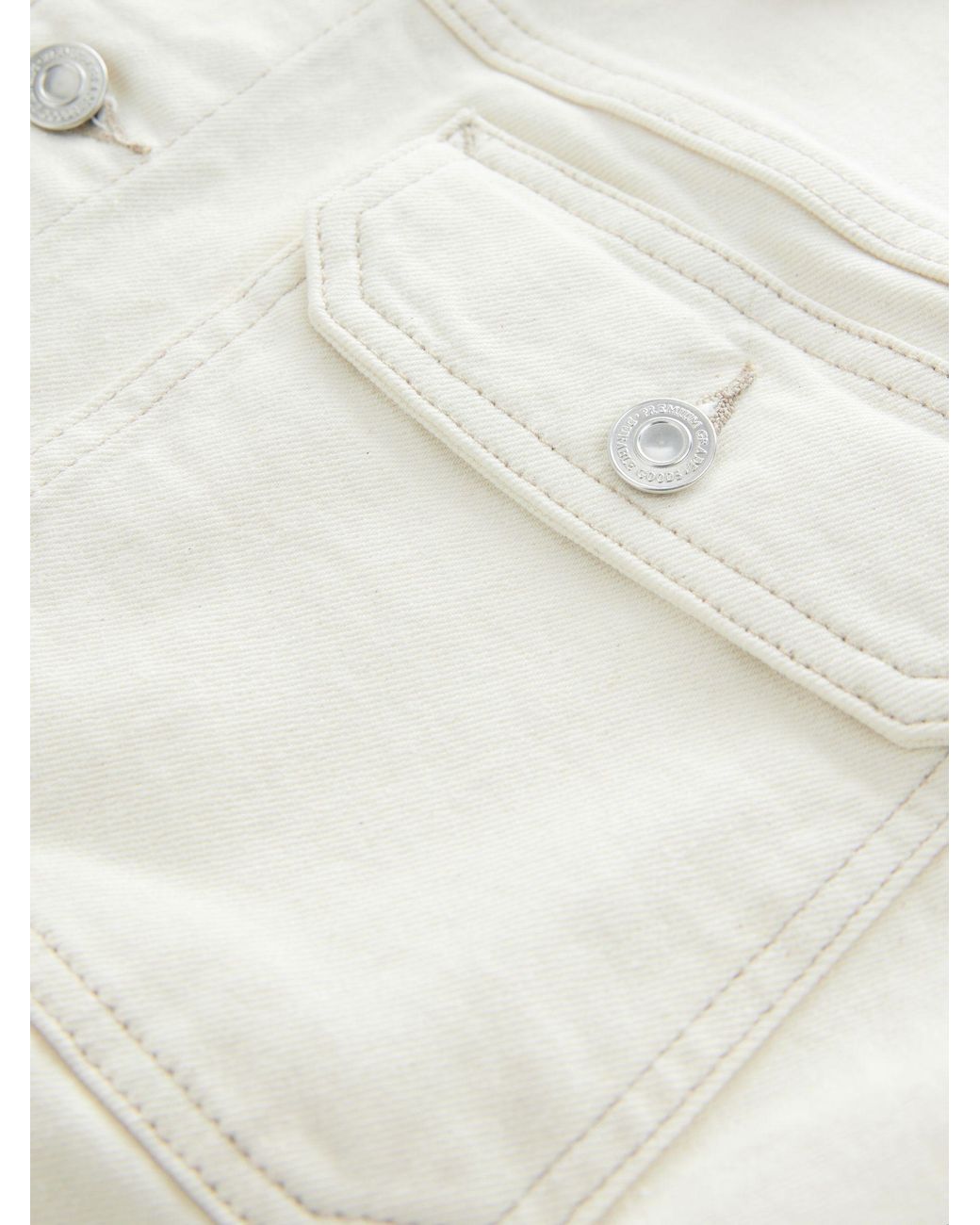 Next Natural Denim Trucker Jacket for men