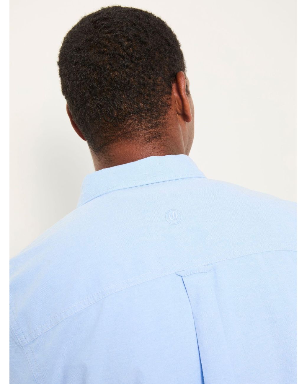 FatFace White Fatface Oxford Long Sleeve Shirt for men