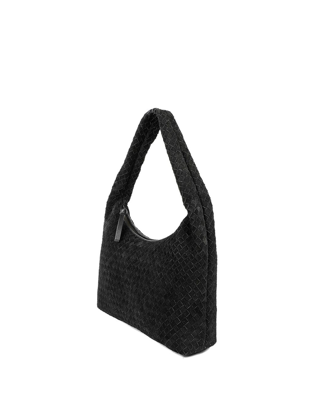 Jones Bootmaker Black Waverely Leather Shoulder Bag