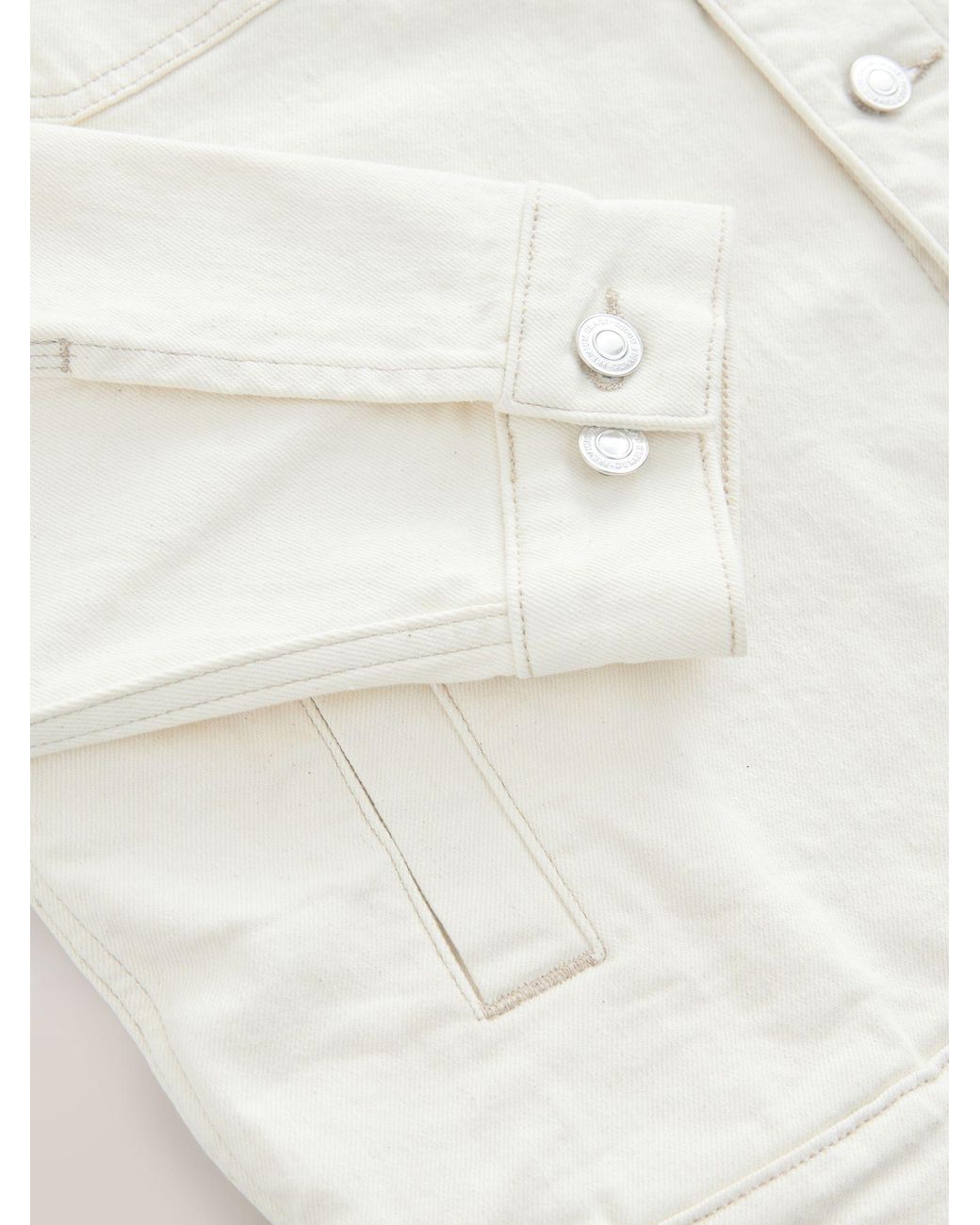 Next Natural Denim Trucker Jacket for men