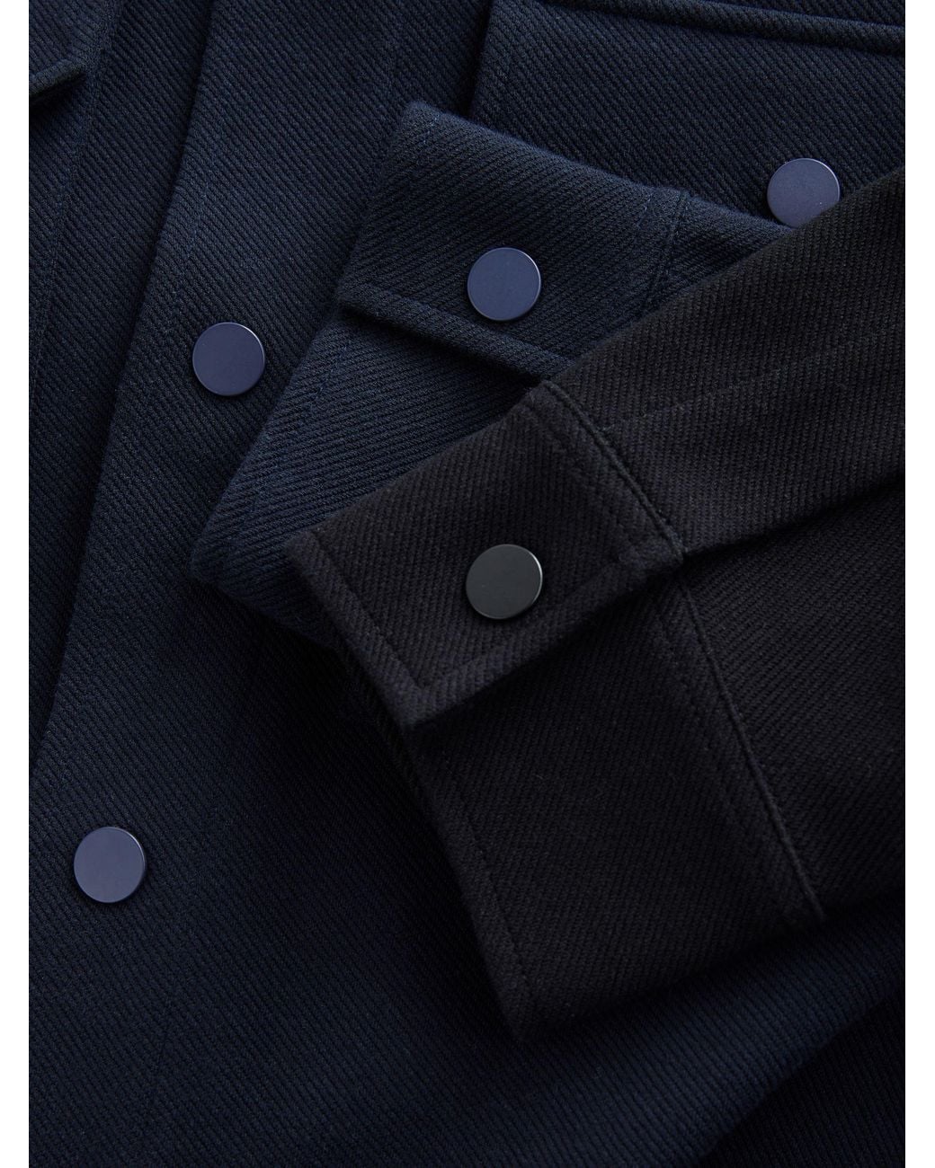Next Jersey Twill Popper Shackets 2 Pack in Black for Men | Lyst