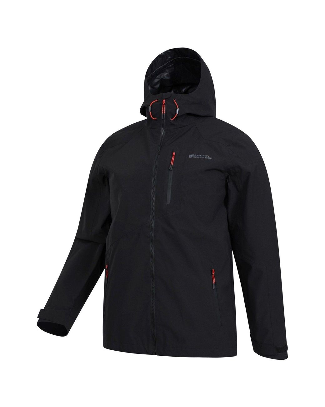 Mountain Warehouse Blue Bachill 3 Layer Waterproof Jacket for men