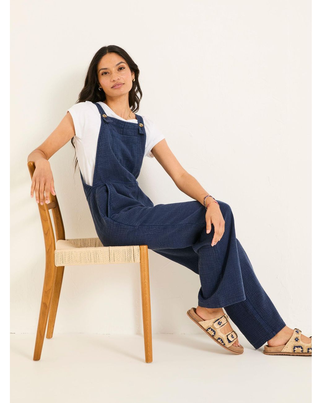 FatFace Blue Fatface Doubles Jumpsuit