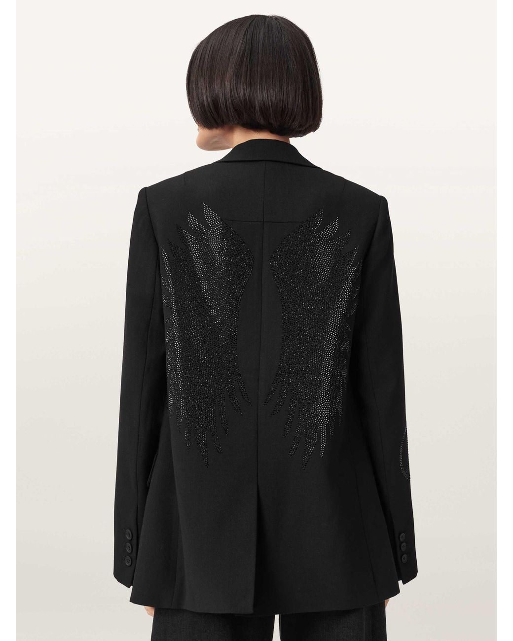 AllSaints Black Allsaints Ottie Blazer