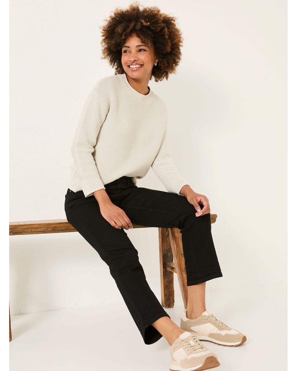 FatFace Natural Sway Cropped Jeans