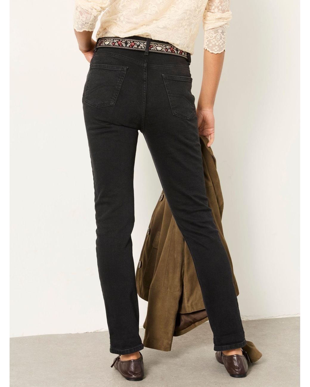 FatFace Black Chesham Slim Jeans
