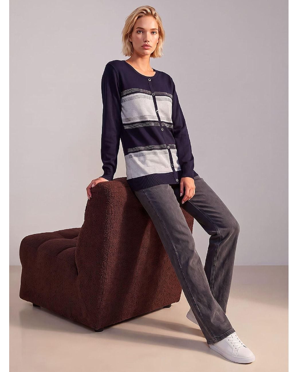 Roman Blue Sparkle Jumper