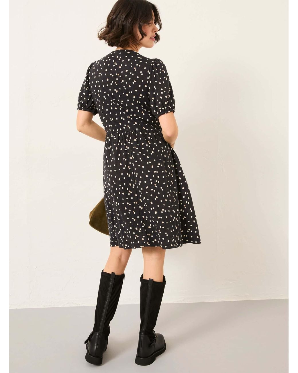 FatFace Natural Nell Regular Jersey Mini Dress