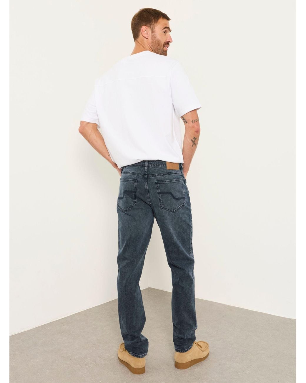 FatFace Blue Slim Fit Jeans for men
