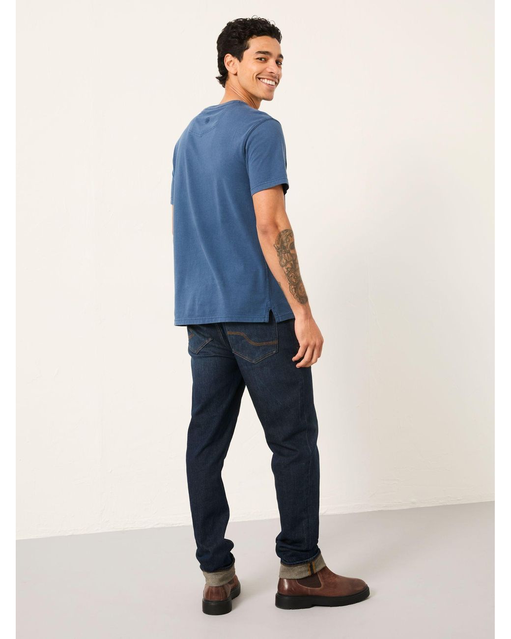 FatFace Blue Slim Fit Jeans for men