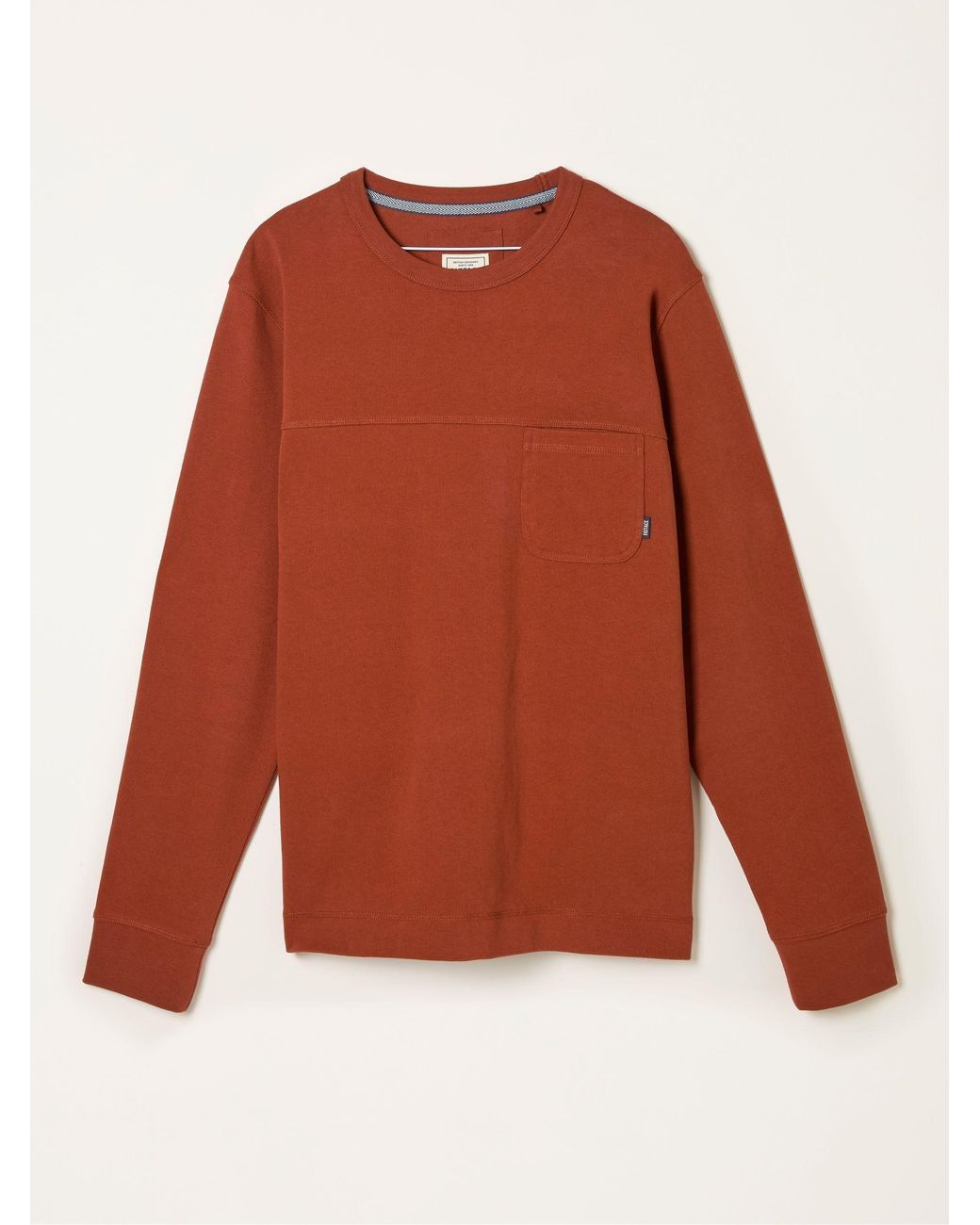FatFace Red Wilman Crew Sweat for men