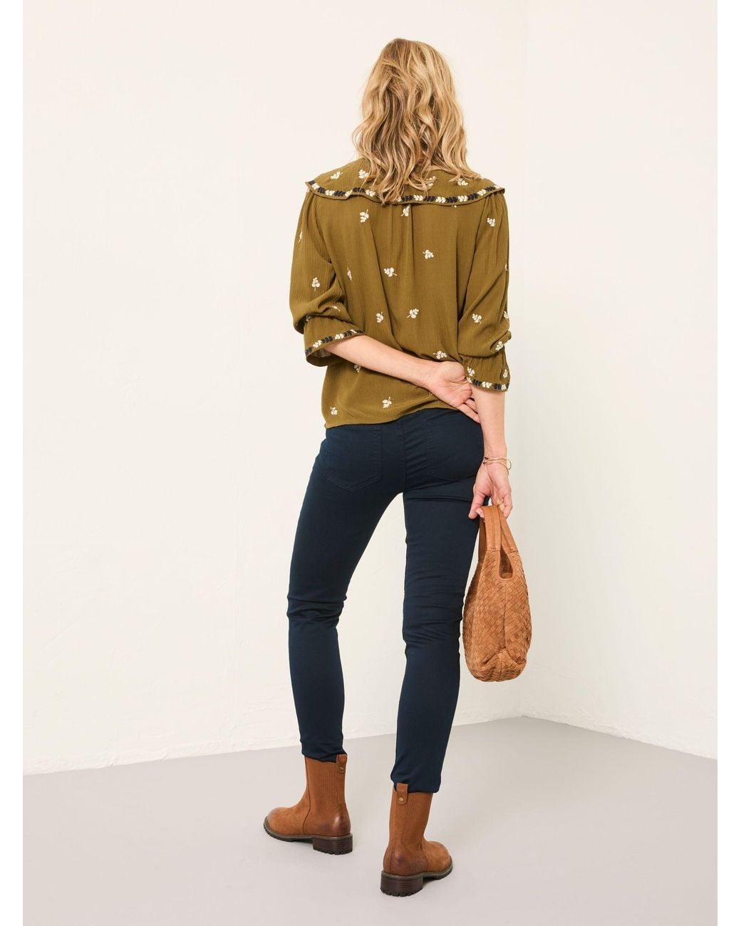 FatFace Blue Hayle Five Pocket Jeggings