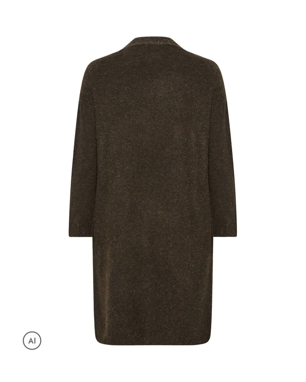 Evans Brown Waterfall Cardigan