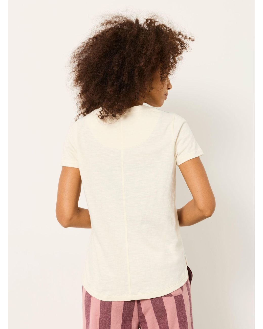 FatFace White Natalie Snoopy Ski Graphic Tee