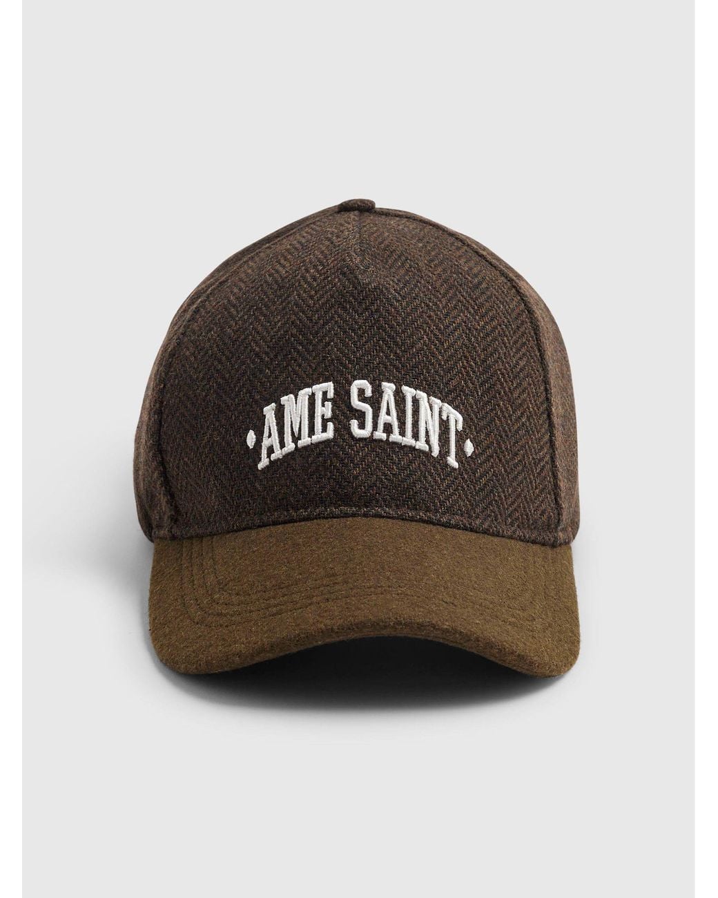 River Island Green Herringbone Cap for men