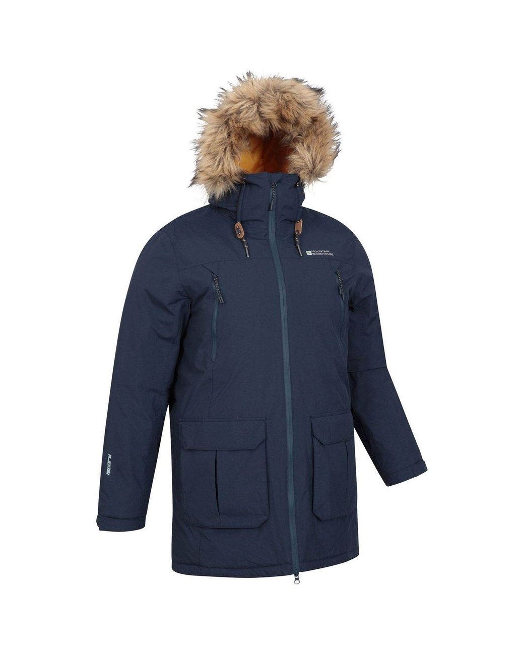 Mountain Warehouse Blue Traverse Down Waterproof Jacket for men