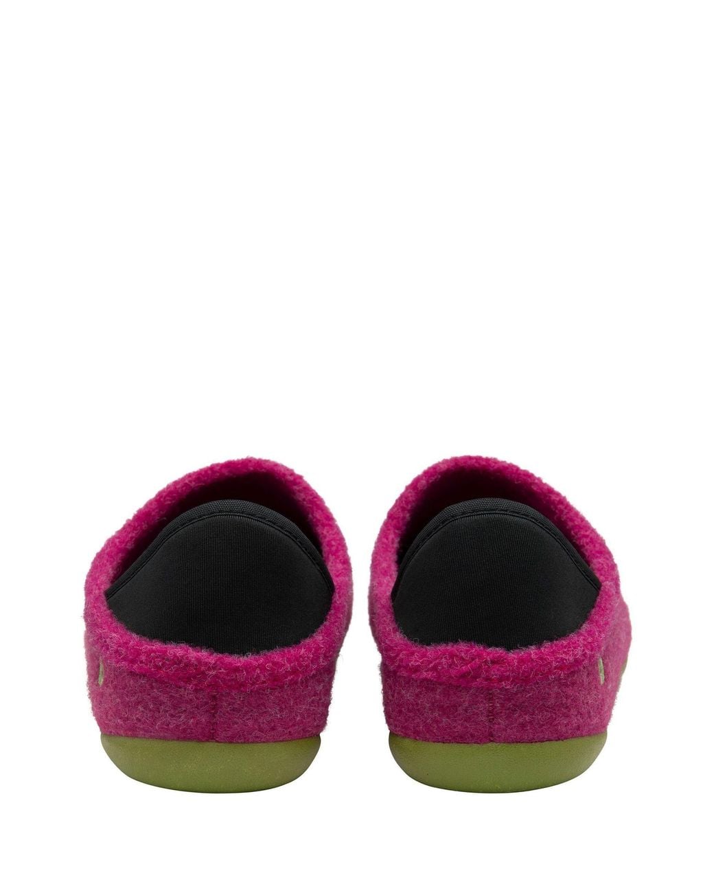 Lotus Pink Textile Flat Slippers