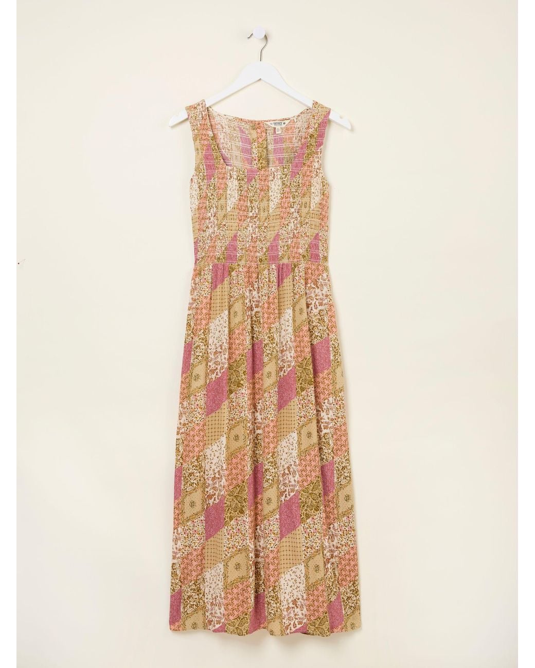 FatFace Natural Aria Midi Dress