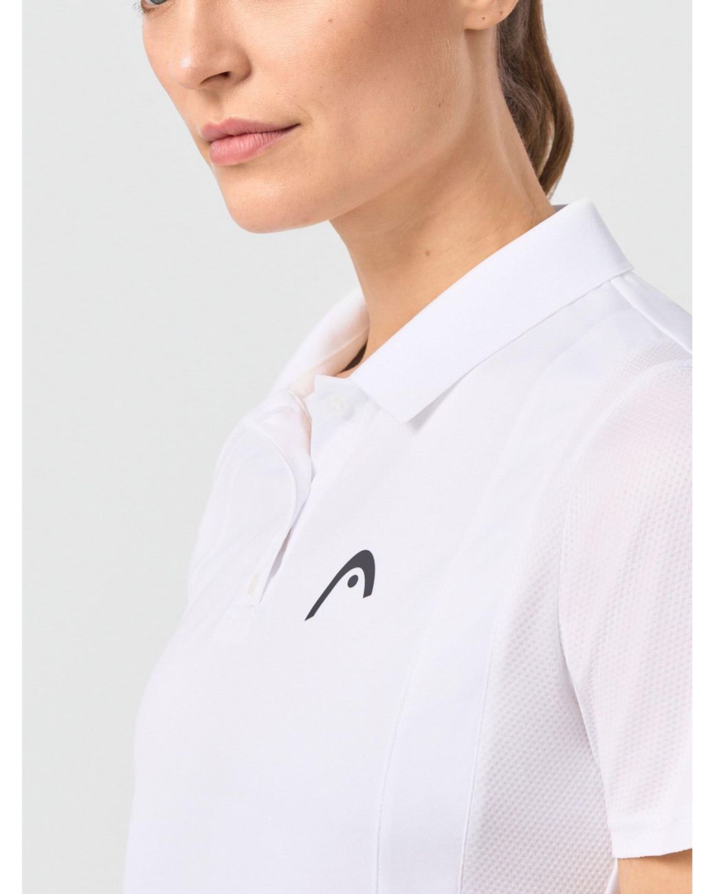 Head White Tech Polo Shirt