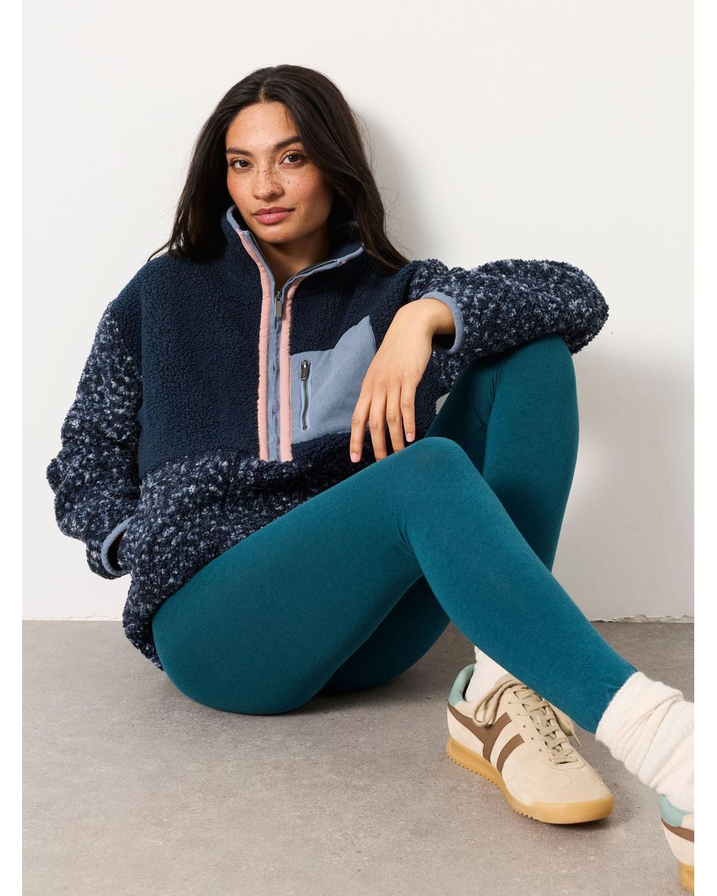 FatFace Blue High Rise Legging