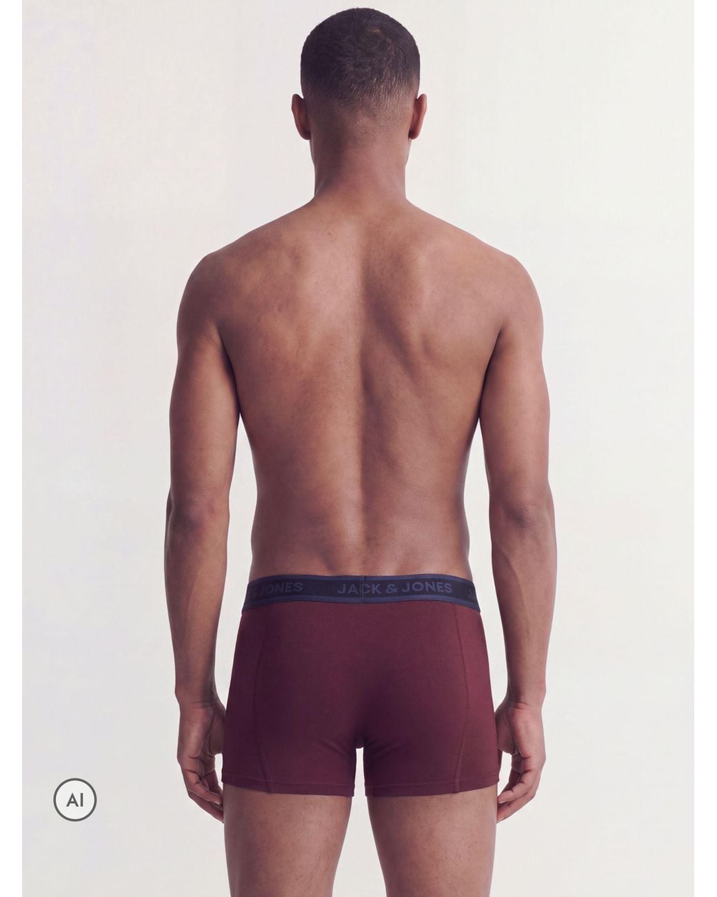 Jack & Jones Red Boxer Shorts 5 Pack for men