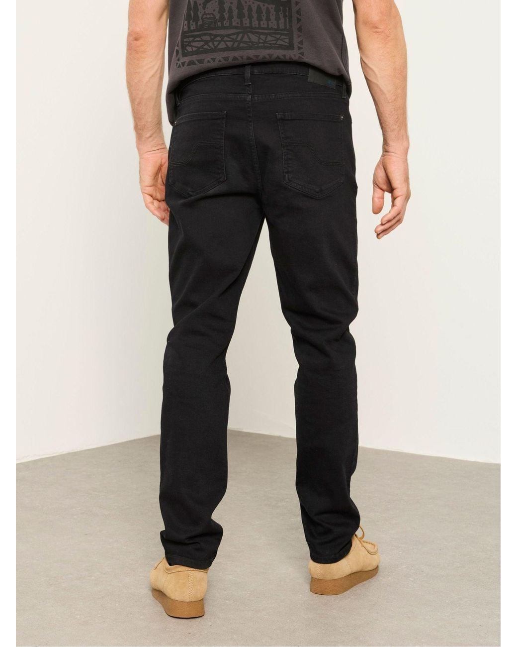 FatFace Black Slim Fit Jeans for men
