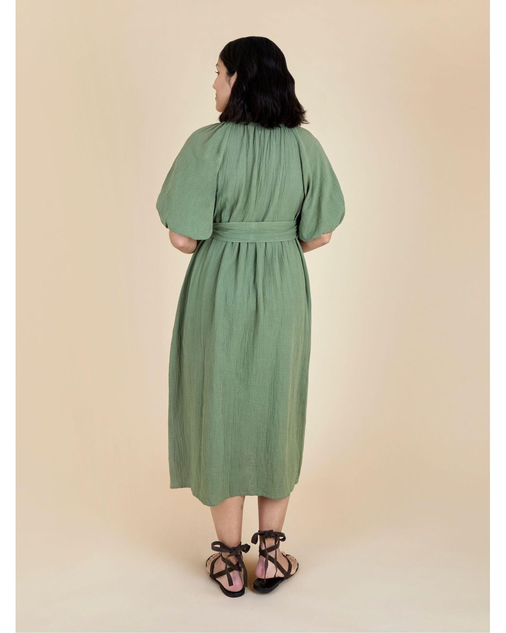 Jojo Maman Bb Textured Button Through Maternity Shirt Dress in Green |  Lyst Australia