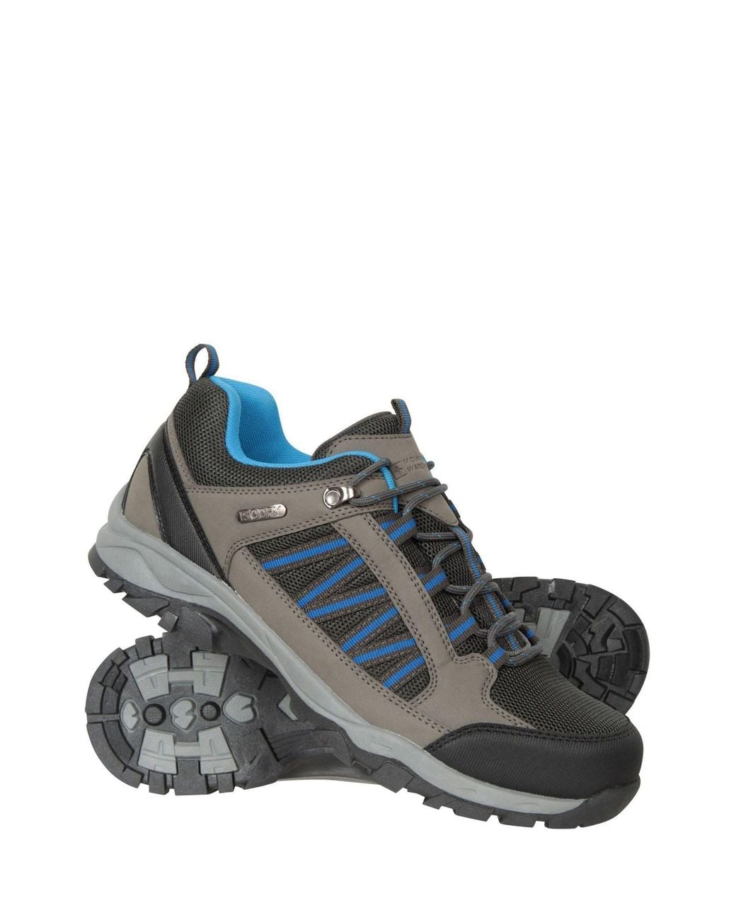 Mountain Warehouse Path Wasserdichte Outdoor-Wanderschuhe in Blue für Herren